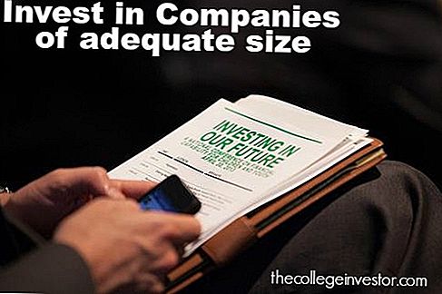 Ulaganje Savjet # 358: Investirajte samo u tvrtke odgovarajuće veličine