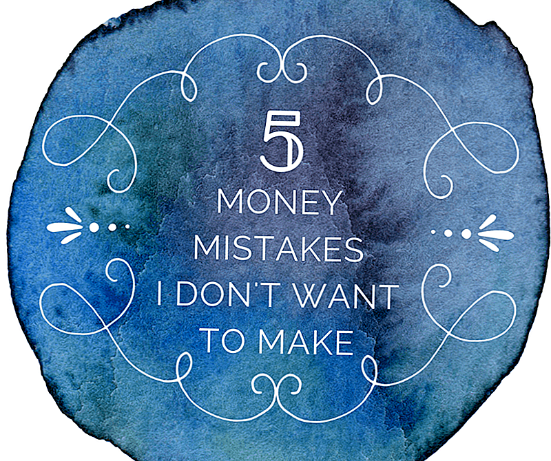 5 errori di denaro Spero seriamente di non fare i miei 30 anni