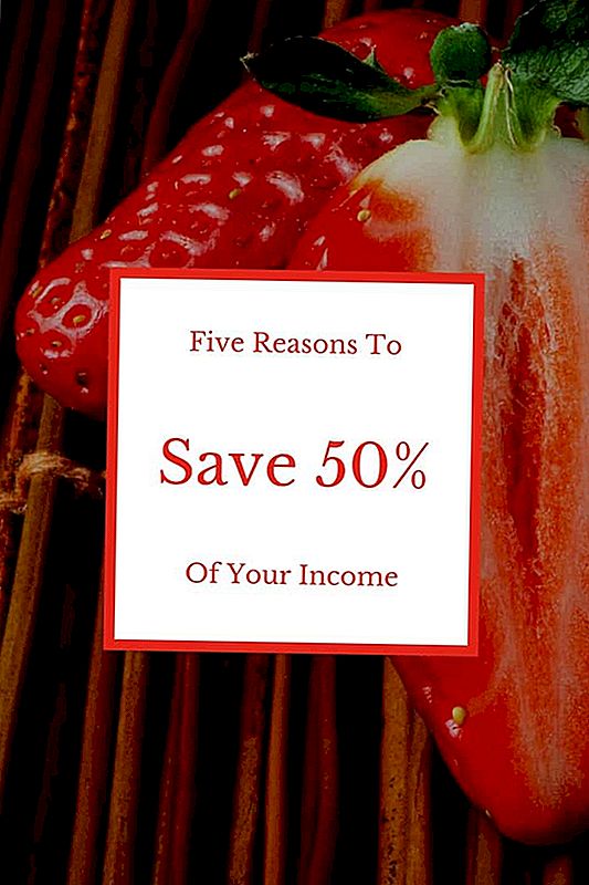 5 grunde til at spare halvdelen af ​​din indkomst