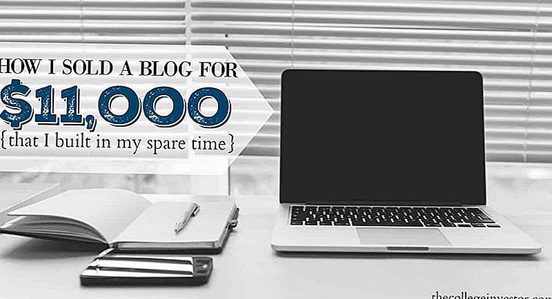 Hvordan jeg solgte en blog til $ 11.000, som jeg byggede i min fritid