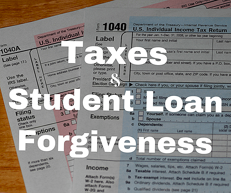 Tasse e prestito per il perdono degli studenti