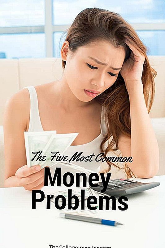 5 nejčastějších problémů s penězi