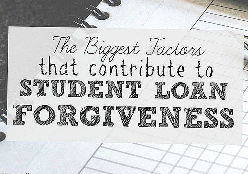 Tři největší faktory pro způsobilost k odpuštění studentských půjček