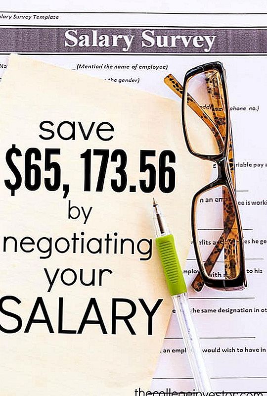 Manglende at forhandle din første løn vil koste dig $ 65.173,56