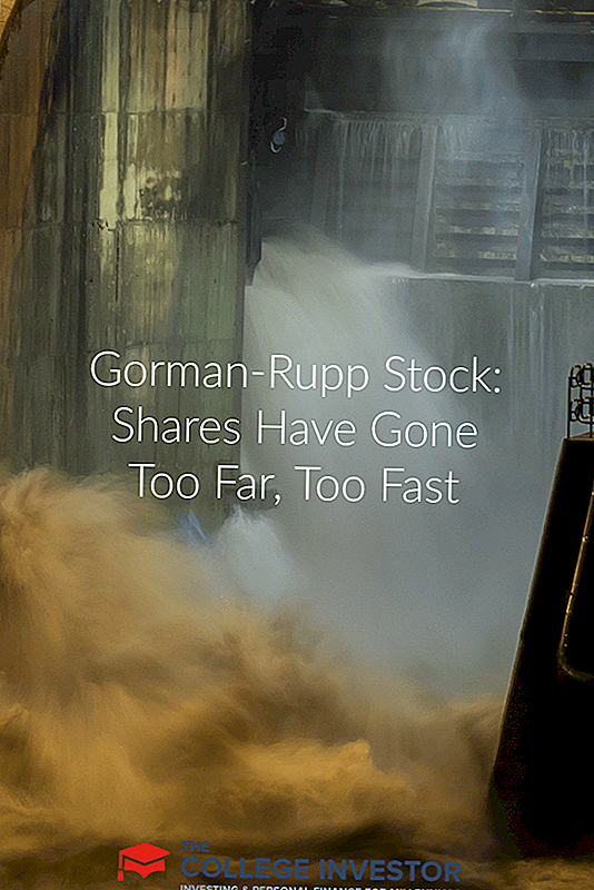 Gorman-Rupp株：株式はあまりにも遠くに過ぎた