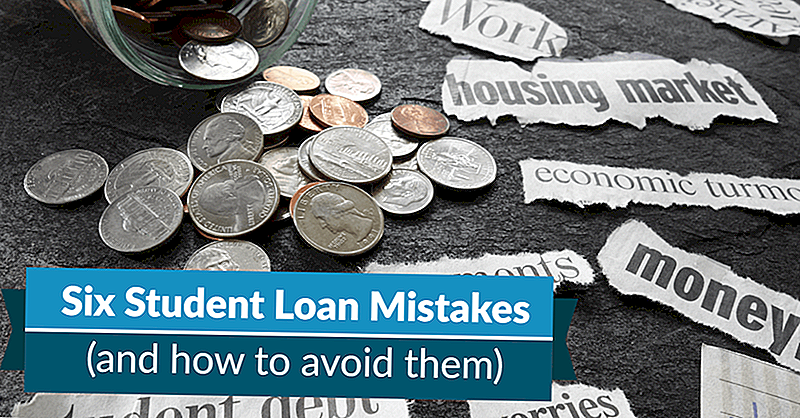 Šest studentských úvěrů dluhu chyby (a jak se jim vyhnout)