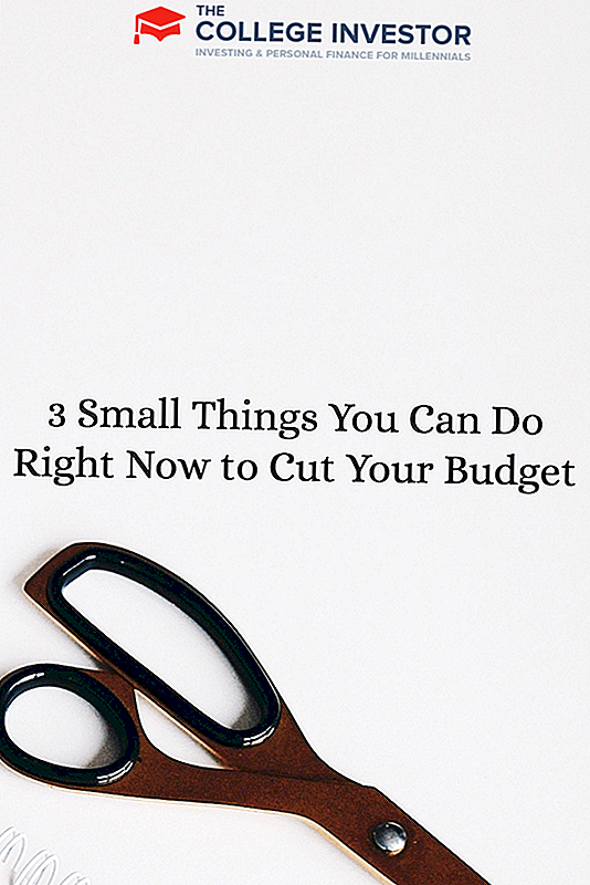 3 male stvari koje možete učiniti sada smanjiti svoj proračun