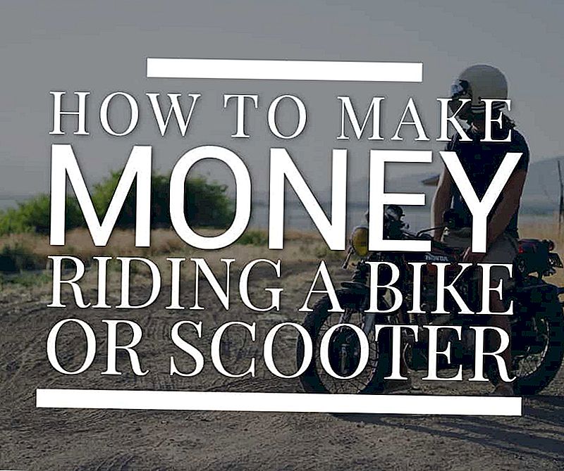 كيفية كسب المال ركوب الدراجة أو سكوتر