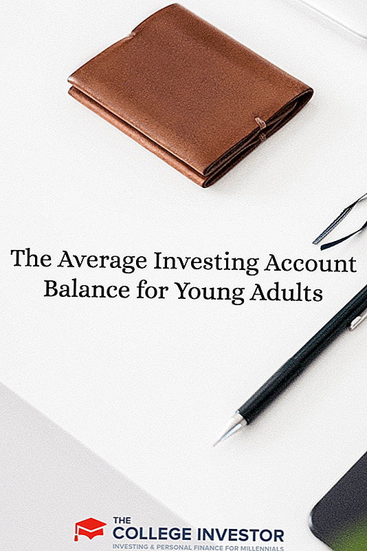Le solde moyen des comptes d'investissement pour les jeunes adultes