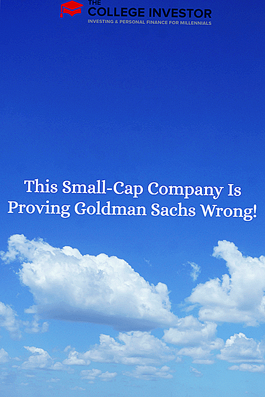 Tato společnost s malou kapitalizací dokazuje nesprávný Goldman Sachs!