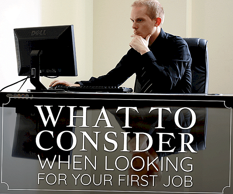 あなたの最初の仕事を見つける前に考慮すべきこと