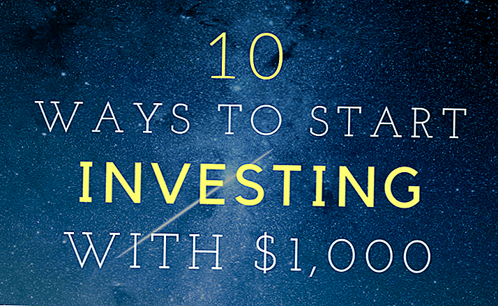 10 forskellige måder at starte investering med kun $ 1.000