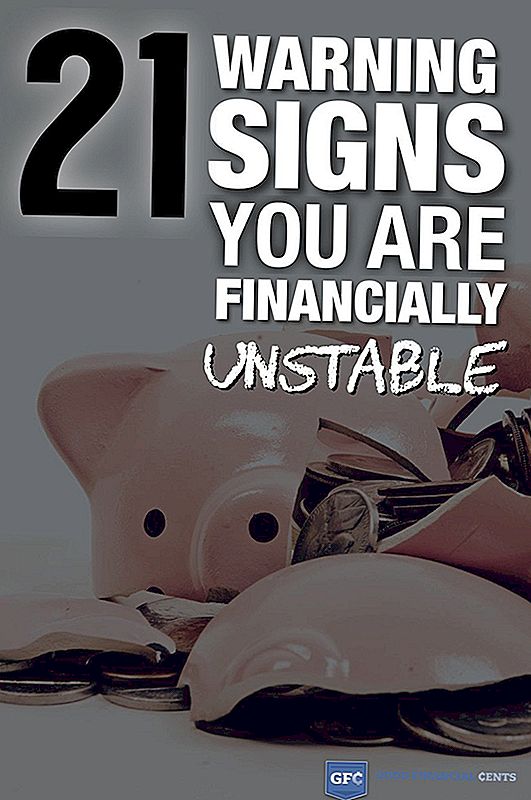 21 Výstražné známky Jste finanční nestabilní