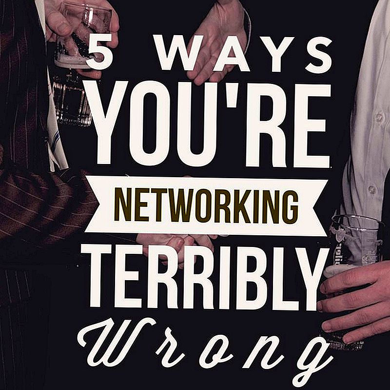 5 façons de réseautage terriblement mal
