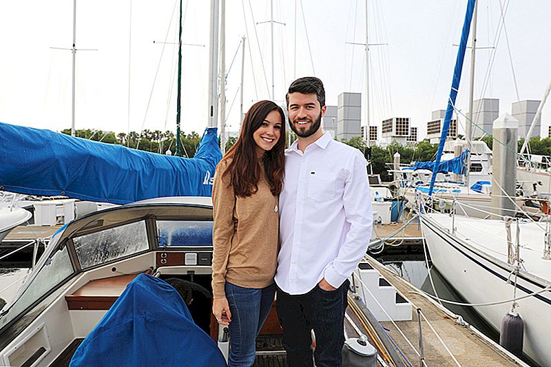 Questa coppia millenaria ha pagato $ 50.000 di debiti - ora vivono su una barca a vela